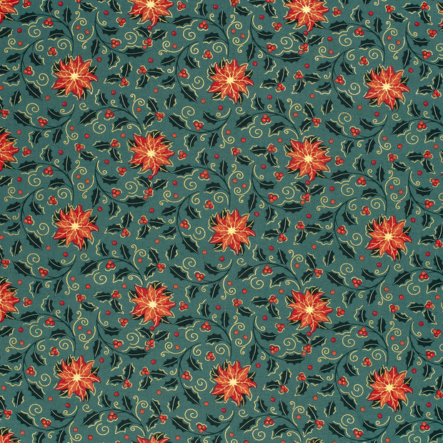 Cotton Poplin fabric Khaki Green 