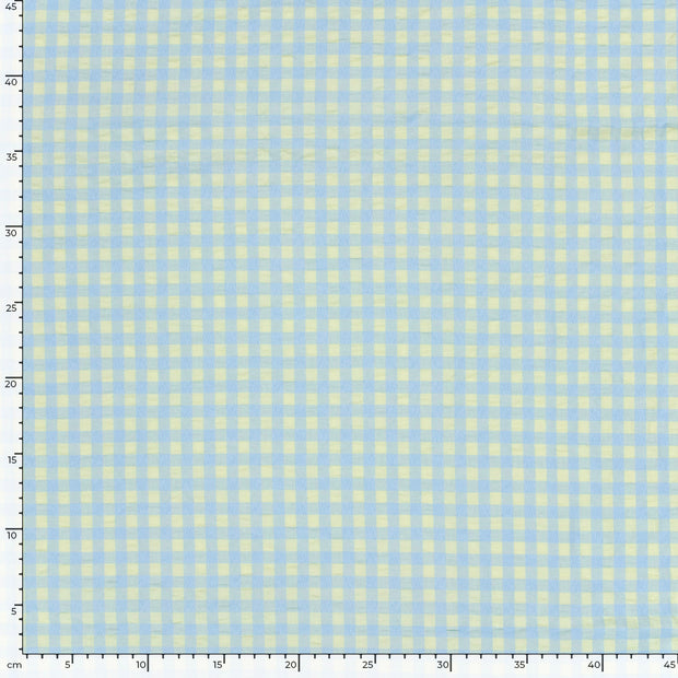 Cotton Poplin fabric Unicolour Light Blue