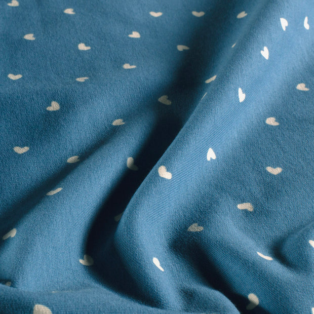  fabric Hearts Indigo