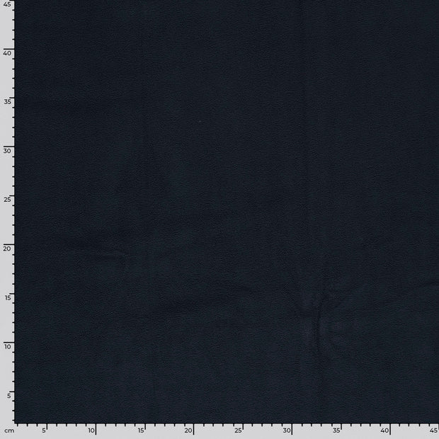 Fleece fabrik Uni Marine