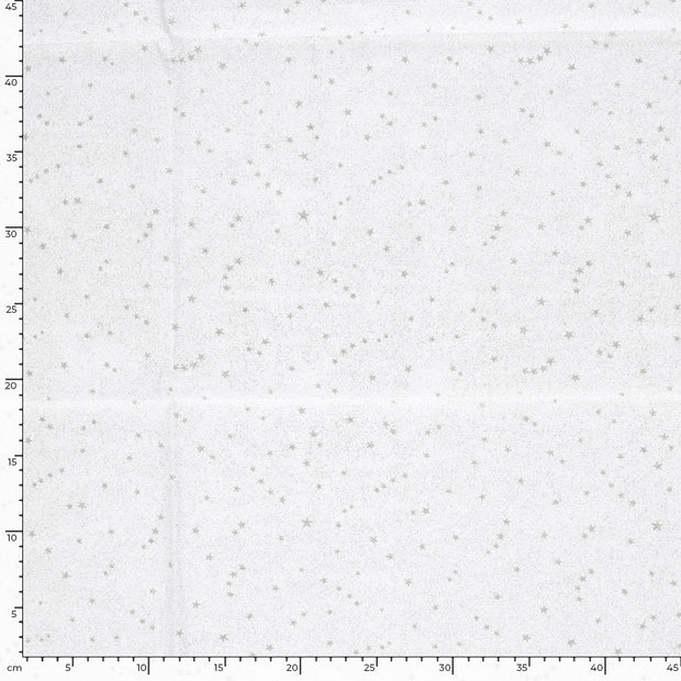 Cotton Poplin fabric Christmas Grey