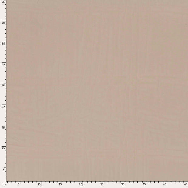 Chiffon fabric Unicolour Beige