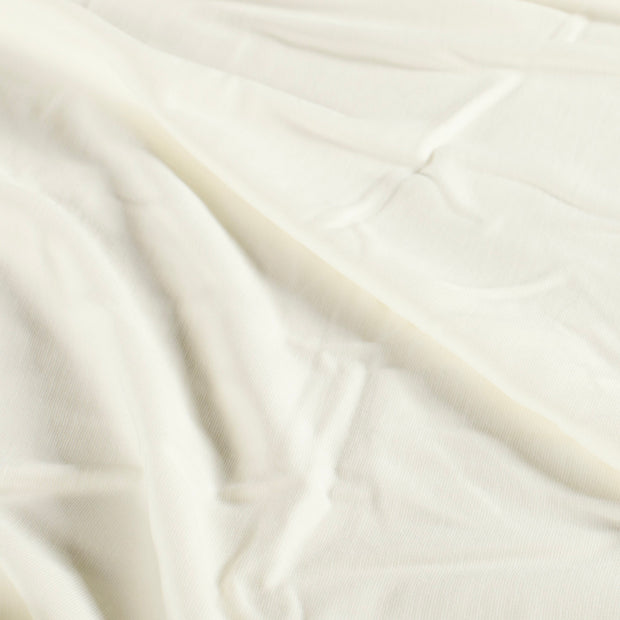 Jersey fabric Unicolour White