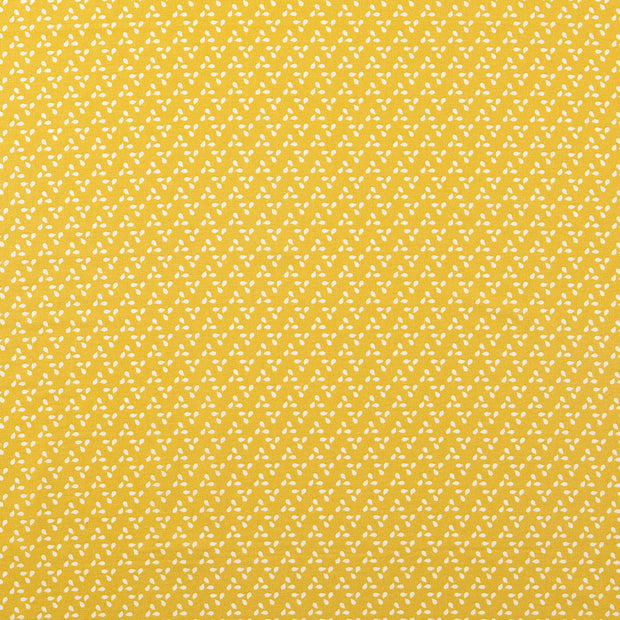 Cretonne fabric Dots Oker