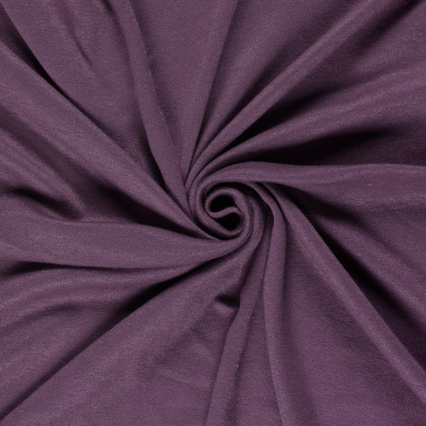 Heavy Knit fabric Purple brushed 
