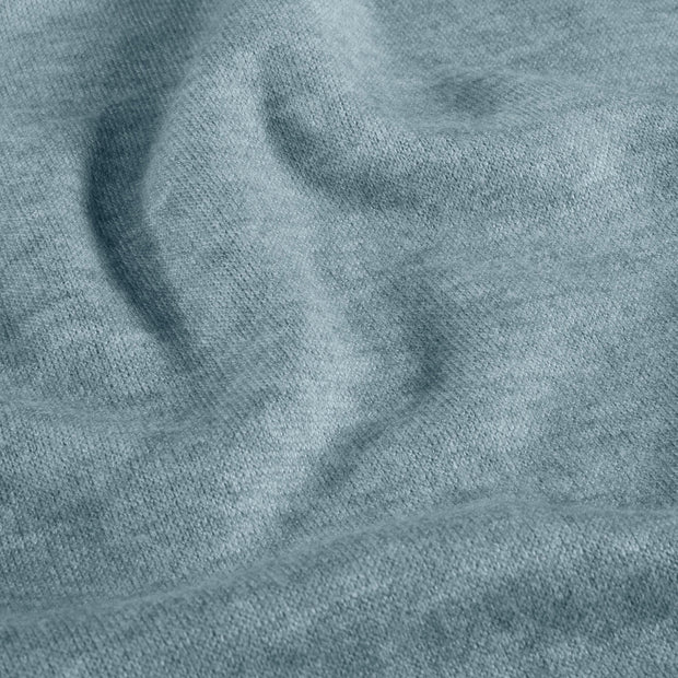 Heavy Knit fabric Melange Indigo