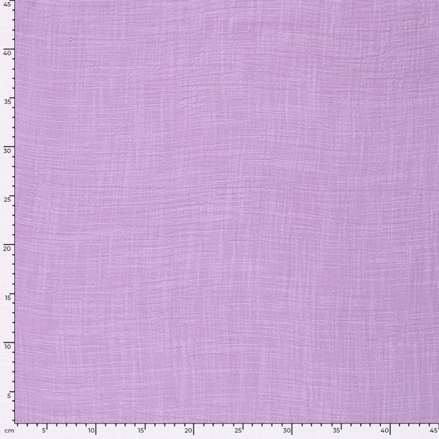 Muslin fabric Unicolour Lila