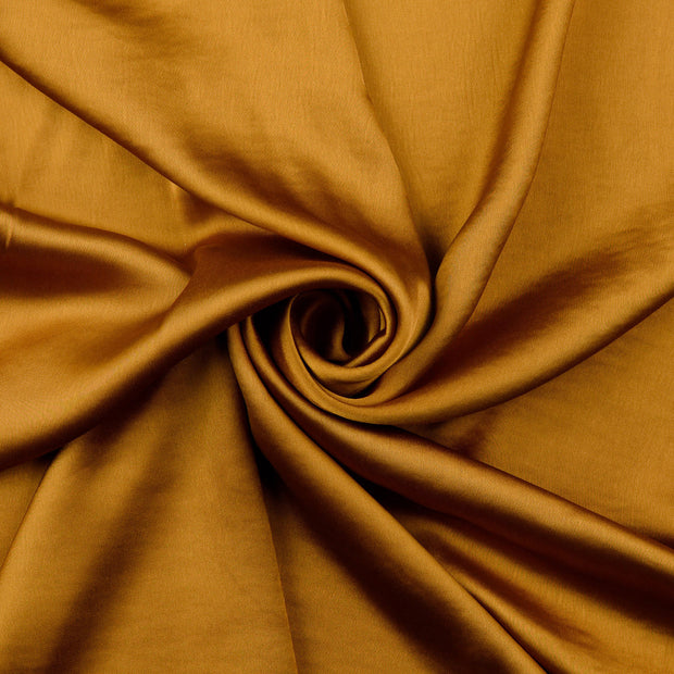 Satén tela Ocre 