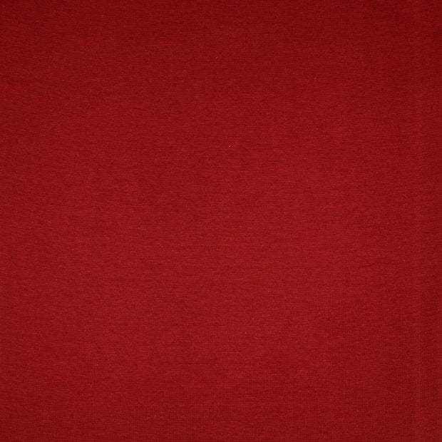 Heavy Knit fabrik Uni Bordeauxrot