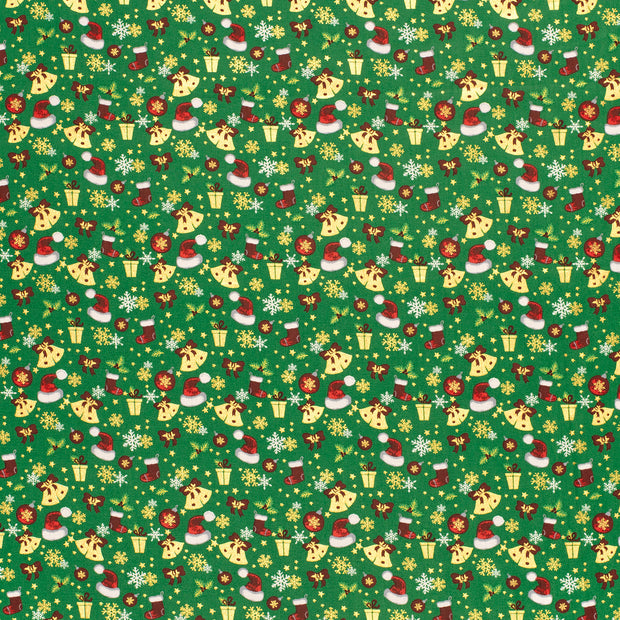Cotton Poplin fabric Green 
