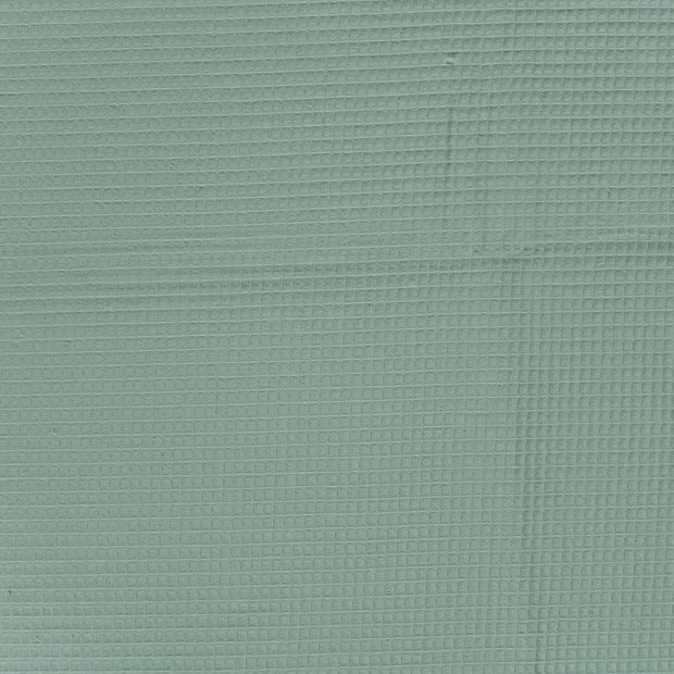 Waffle piqué fabric Ice Mint matte 