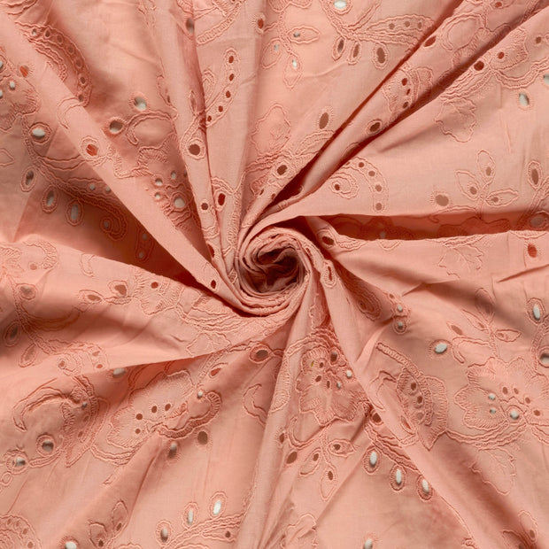 Cotton Poplin fabric Salmon 