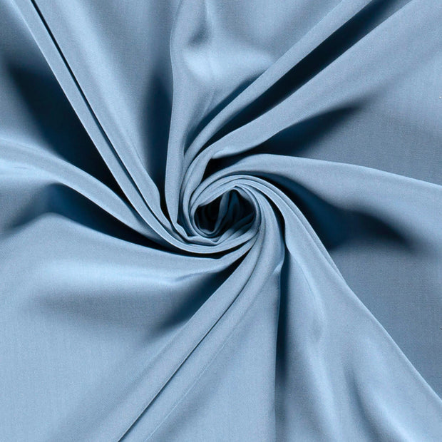 Bambus Poplin fabrik Uni Indigoblau