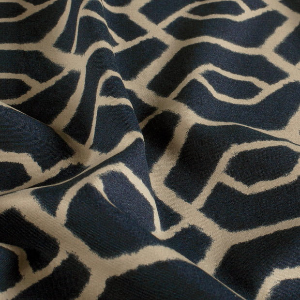 Punta di Roma fabric Abstract Navy