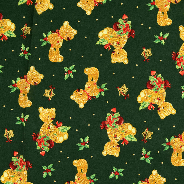  fabric Bears Green