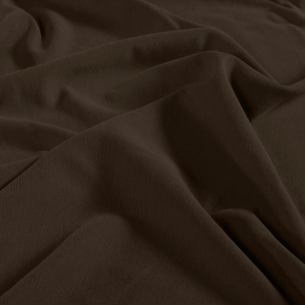 Jersey fabric Unicolour Brown