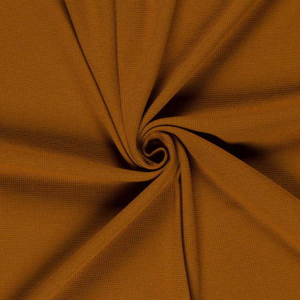 Knitted Waffle fabric Caramel 