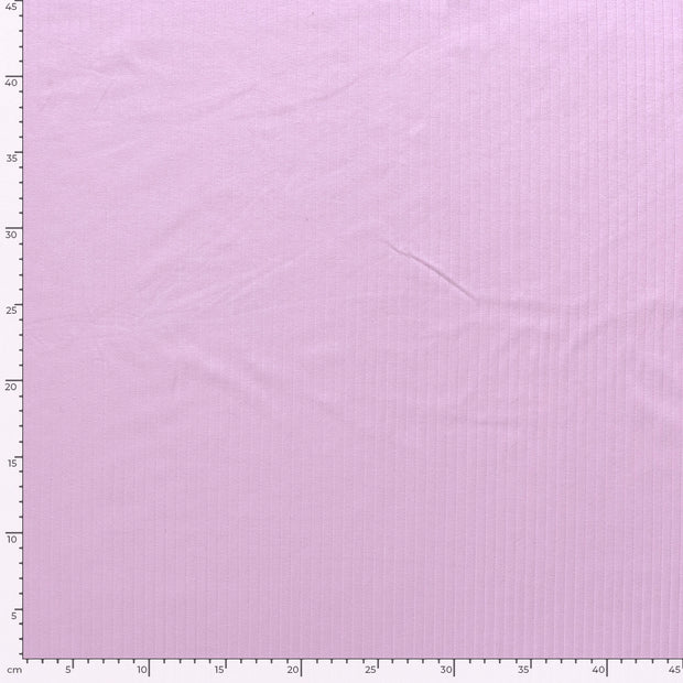 Rib Jersey fabric Unicolour Lila