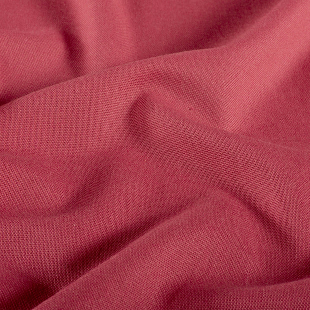 Woven Viscose Linen fabric Unicolour Pink