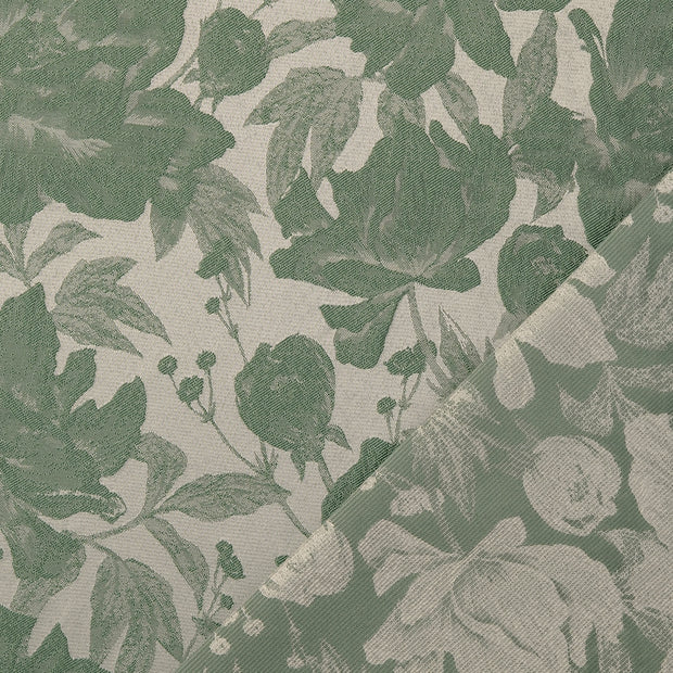 Jacquard fabric Forest Green jacquard 