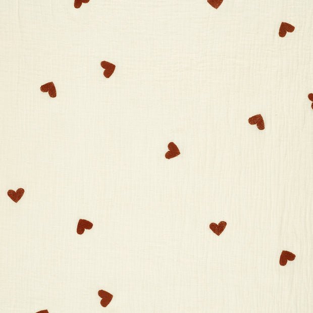 Muslin fabric Off White matte 