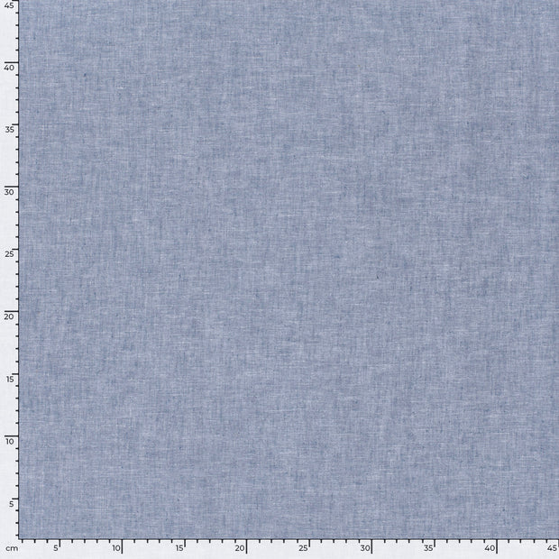 Chambré fabric Melange Indigo