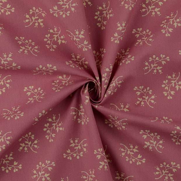 Cotton Poplin fabric Old Pink 