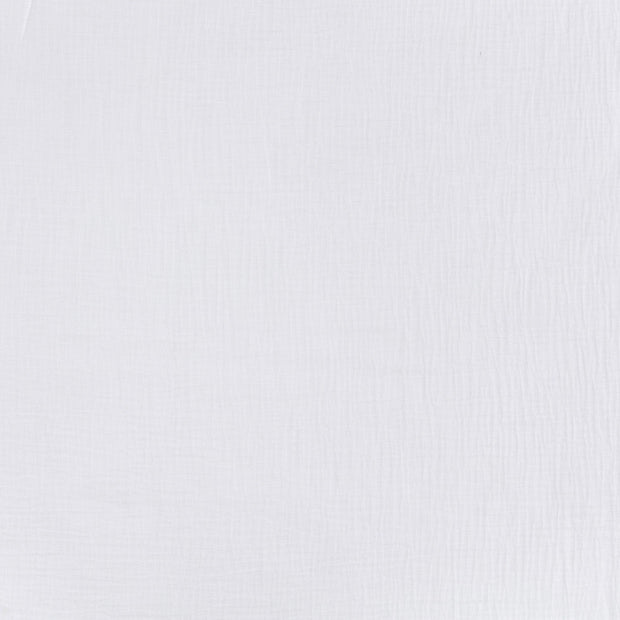Muslin fabric Optical White matte 