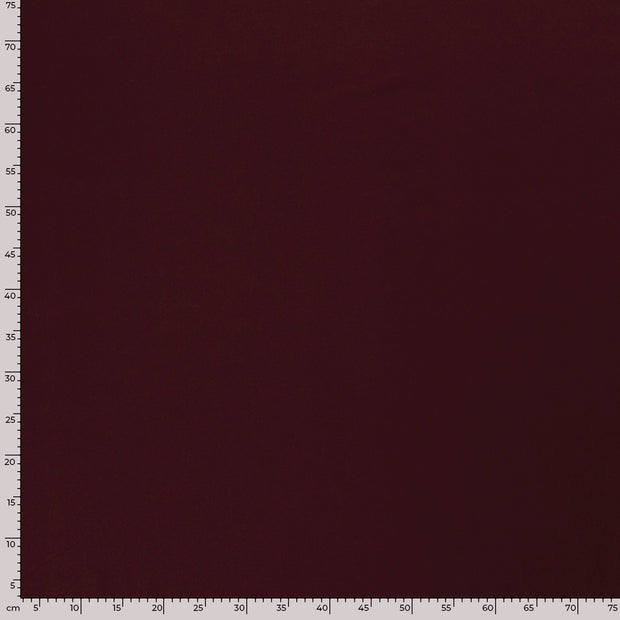 Jersey fabric Unicolour Bordeaux