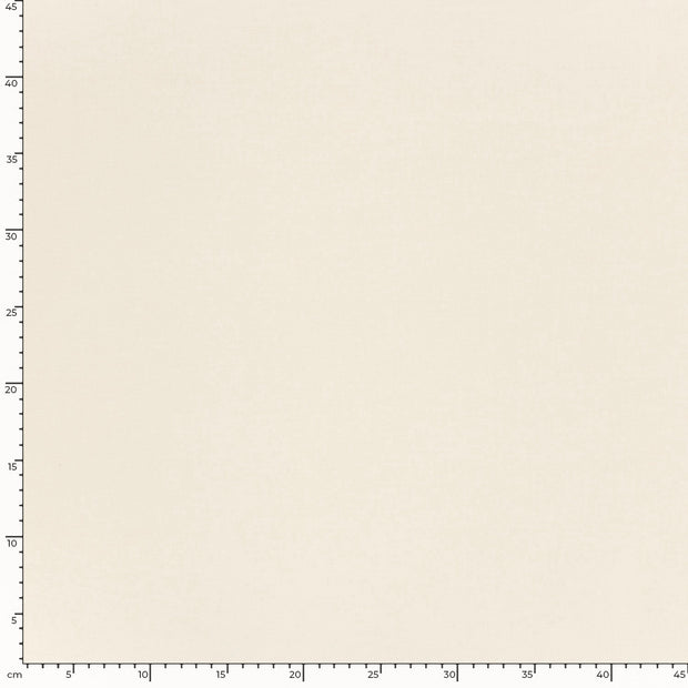 Cretonne fabric Unicolour Off White