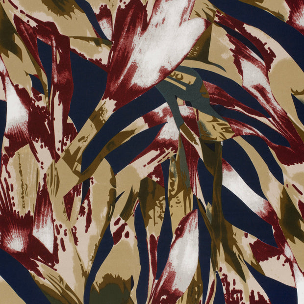 Satin Duchesse fabric Navy slightly shiny 