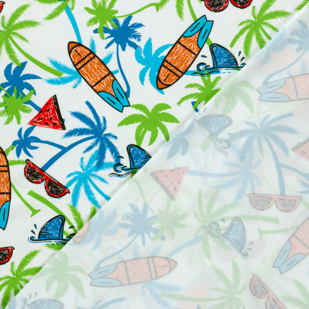 Jersey fabric Summer printed 
