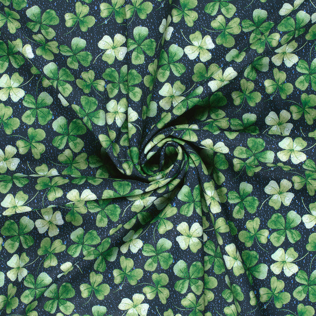 Softshell fabric Navy digital printed 
