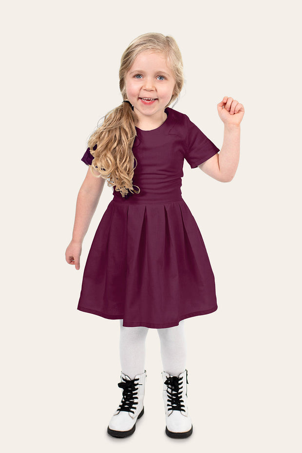 Viscose Poplin fabric Unicolour Magenta