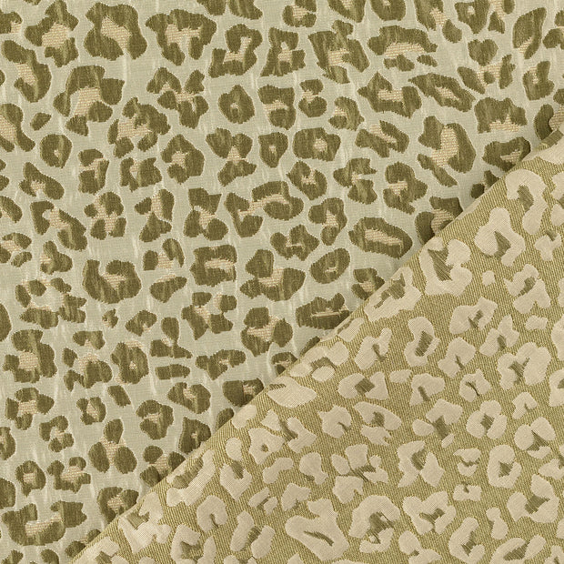 Jacquard fabric Olive Green 
