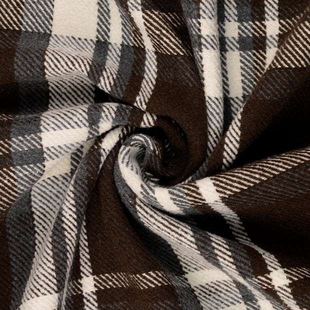 Tweed fabric Brown 