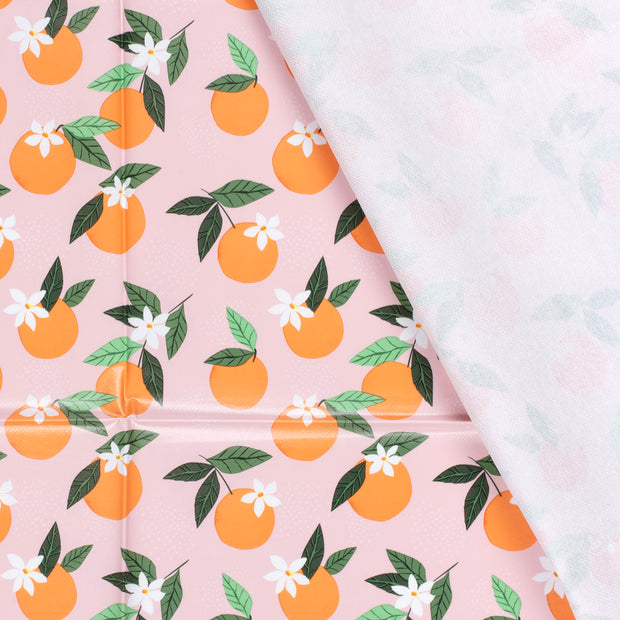 Coated Tablecloth fabric Fruits printed 