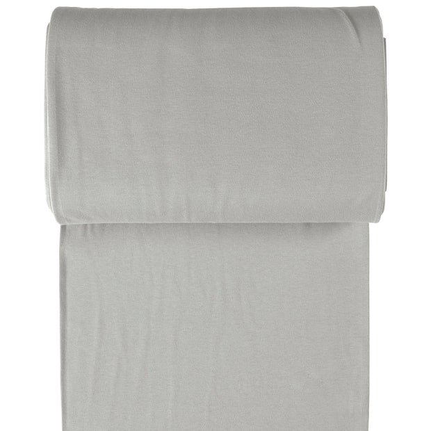 Cuff Material GOTS organic fabric Grey matte 