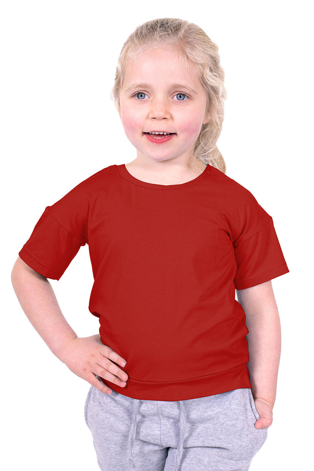 Bamboo Jersey fabric Unicolour Red