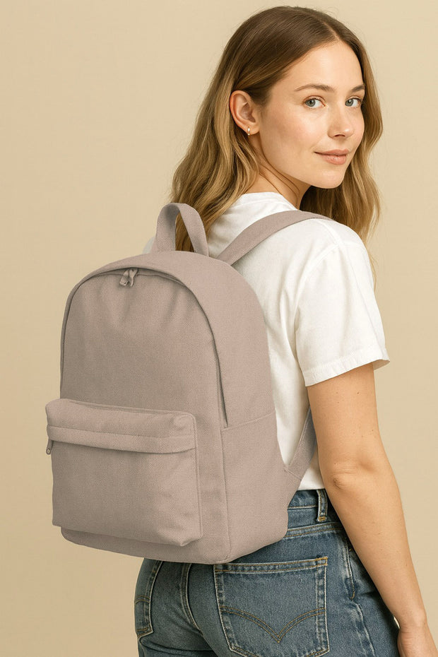 Canvas fabrik Uni Beige