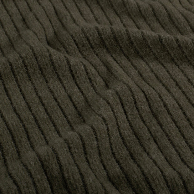 Poly Viscose Jersey fabrik Uni Khaki-Grün