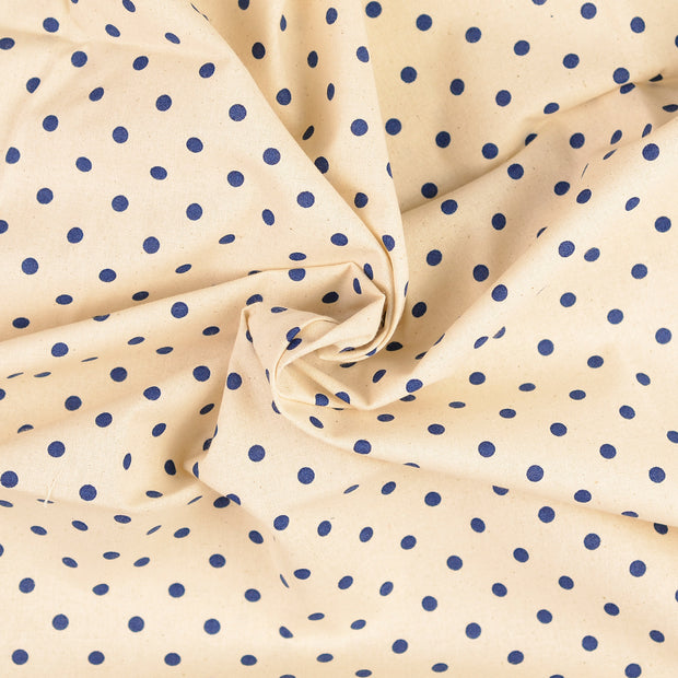 Cretonne fabric Navy 