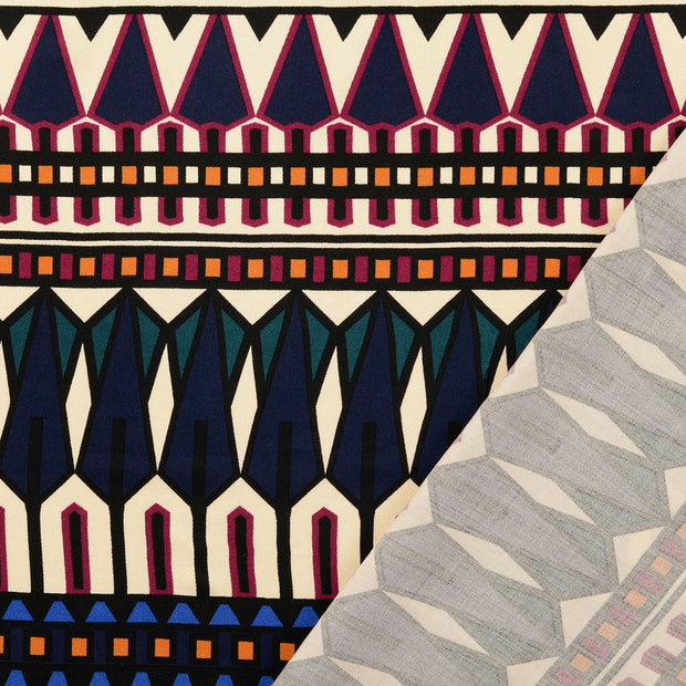 Viscose Satin fabric Multicolor printed 