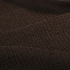 Muslin extra wide Unicolour Dark Brown