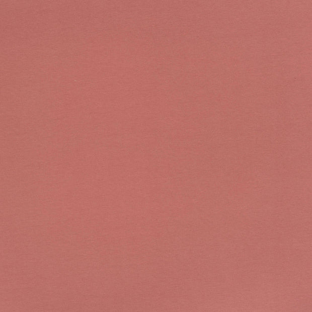 French Terry GOTS organic fabric Old Pink matte 