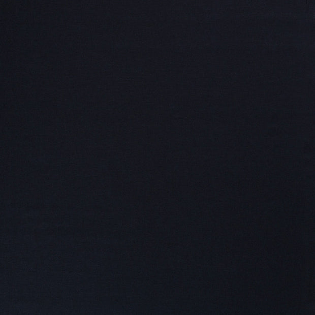 Viscose Lin Chaine et Trame tissu Bleu Marine mat 