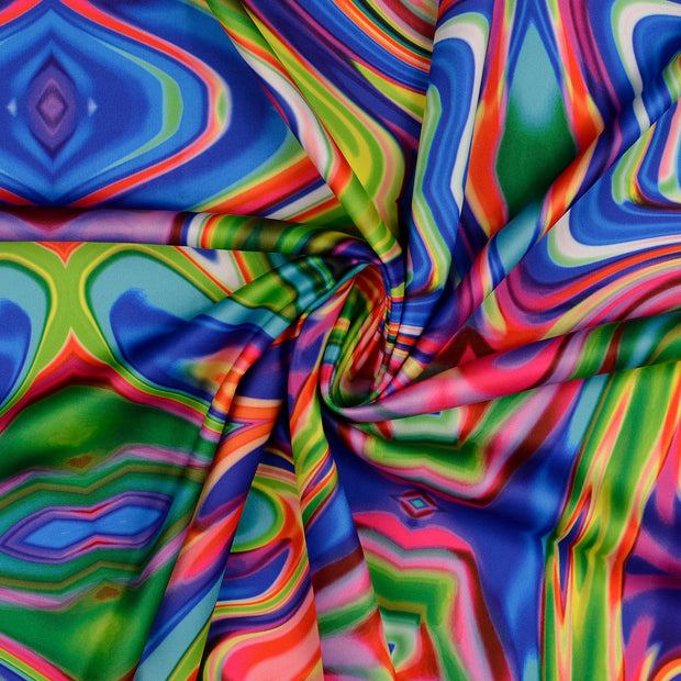 Polyester Jersey fabric Multicolor digital printed 