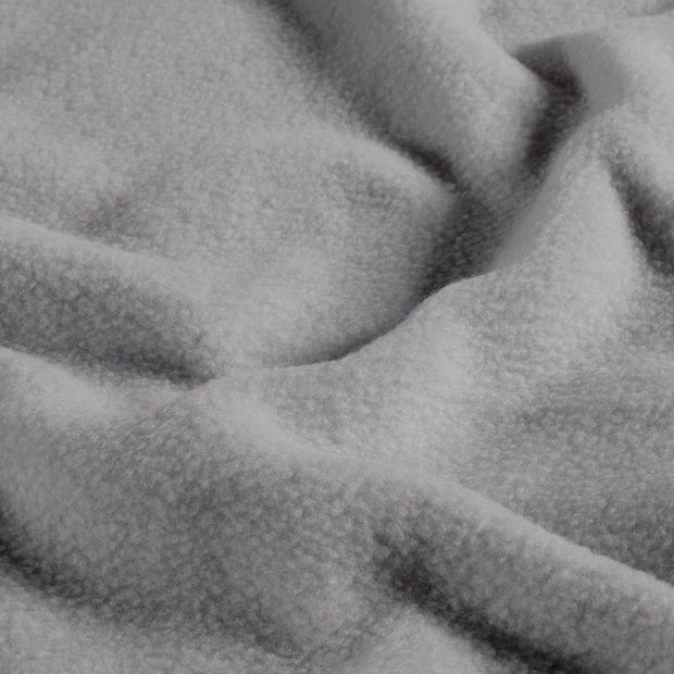 Fleece fabric Melange Light Grey