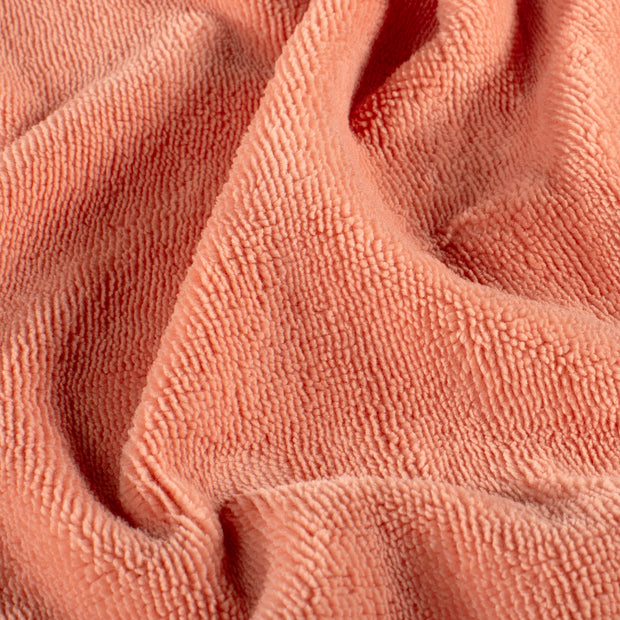 Bamboo Fleece fabric Unicolour Salmon