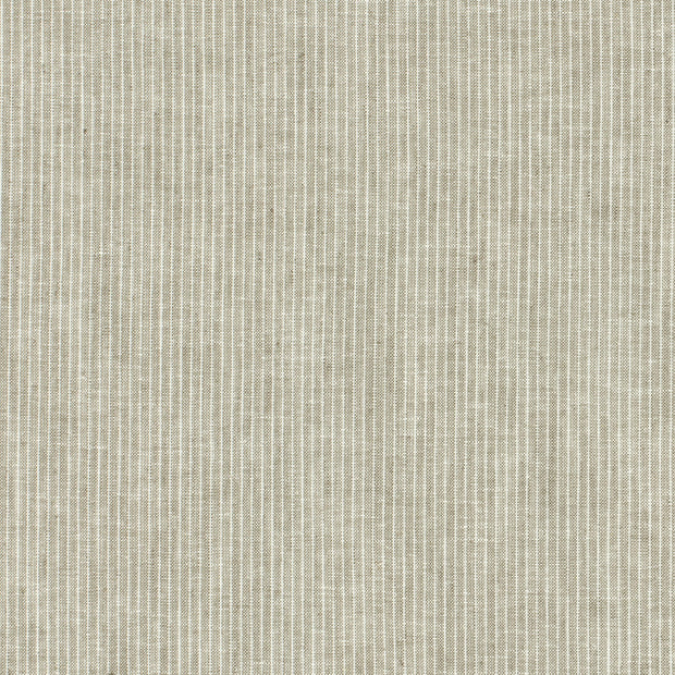 Chambré fabric Stripes Khaki Green